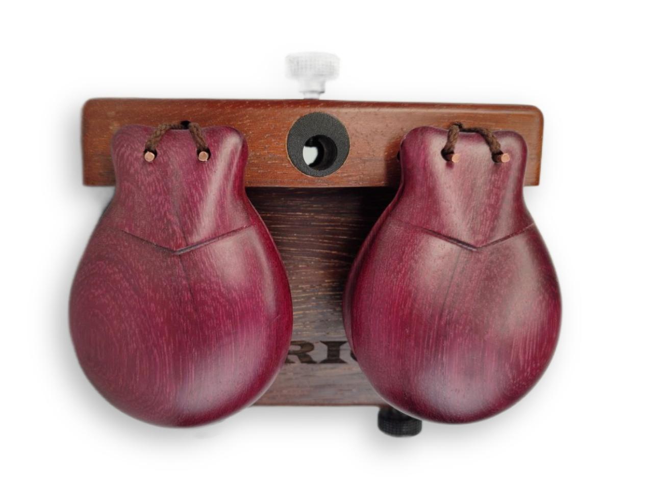 GRIG CA-1PH Кастаньеты оркестровые амарантовые на подставке PURPLEHEART CASTANETS