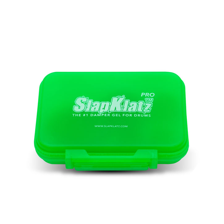 SLAPKLATZ PRO-AG Гелевые демпферы для барабанов, зеленые, 12 пластин PRO ALIEN GREEN