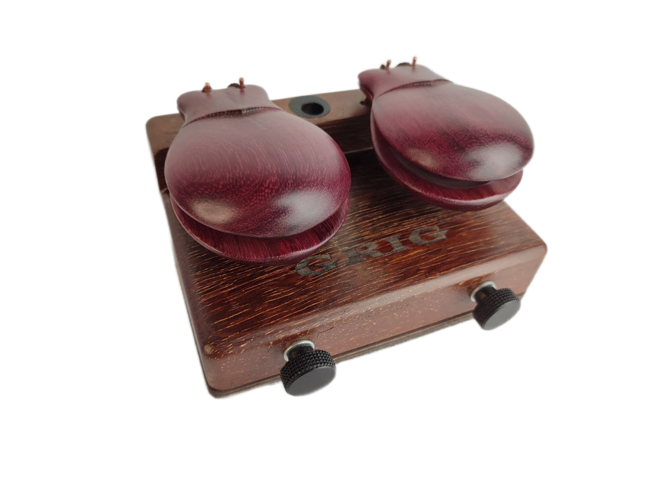 GRIG CA-1PH Кастаньеты оркестровые амарантовые на подставке PURPLEHEART CASTANETS