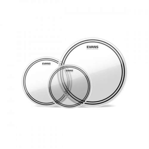 EVANS ETP-EC2SCTD-S Набор пластиков для барабанов с напылением EC2 COATED STANDART 12-13-16"