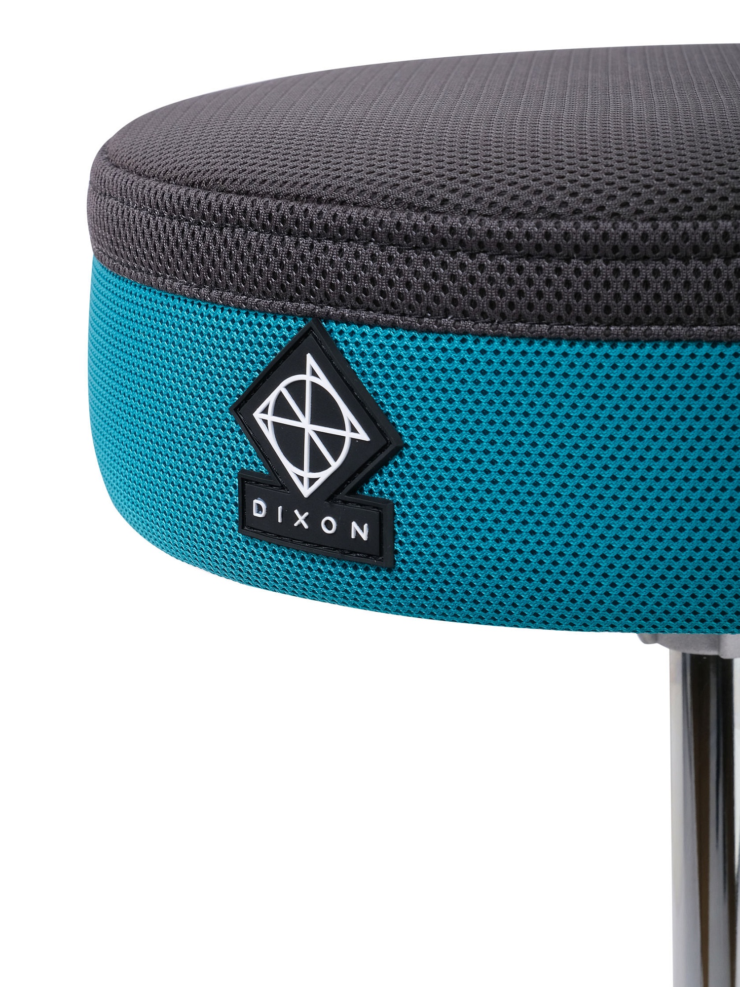 DIXON PSN-805 Стул для барабанщика круглый BLACK TEAL ROUND DRUM THRONE