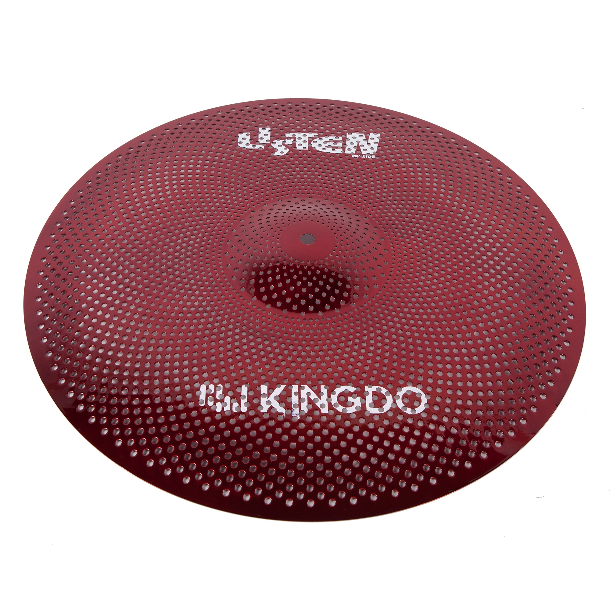 KINGDO LV3RD Комплект тихих тарелок для занятий LOW VOLUME SET RED 14-16-20"