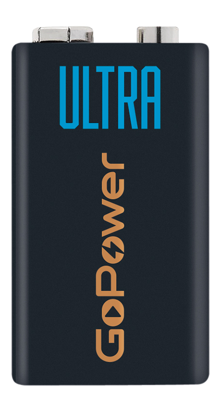 GOPOWER 00-00026400 6LR61 элемент питания Крона Ultra Alkline 9в