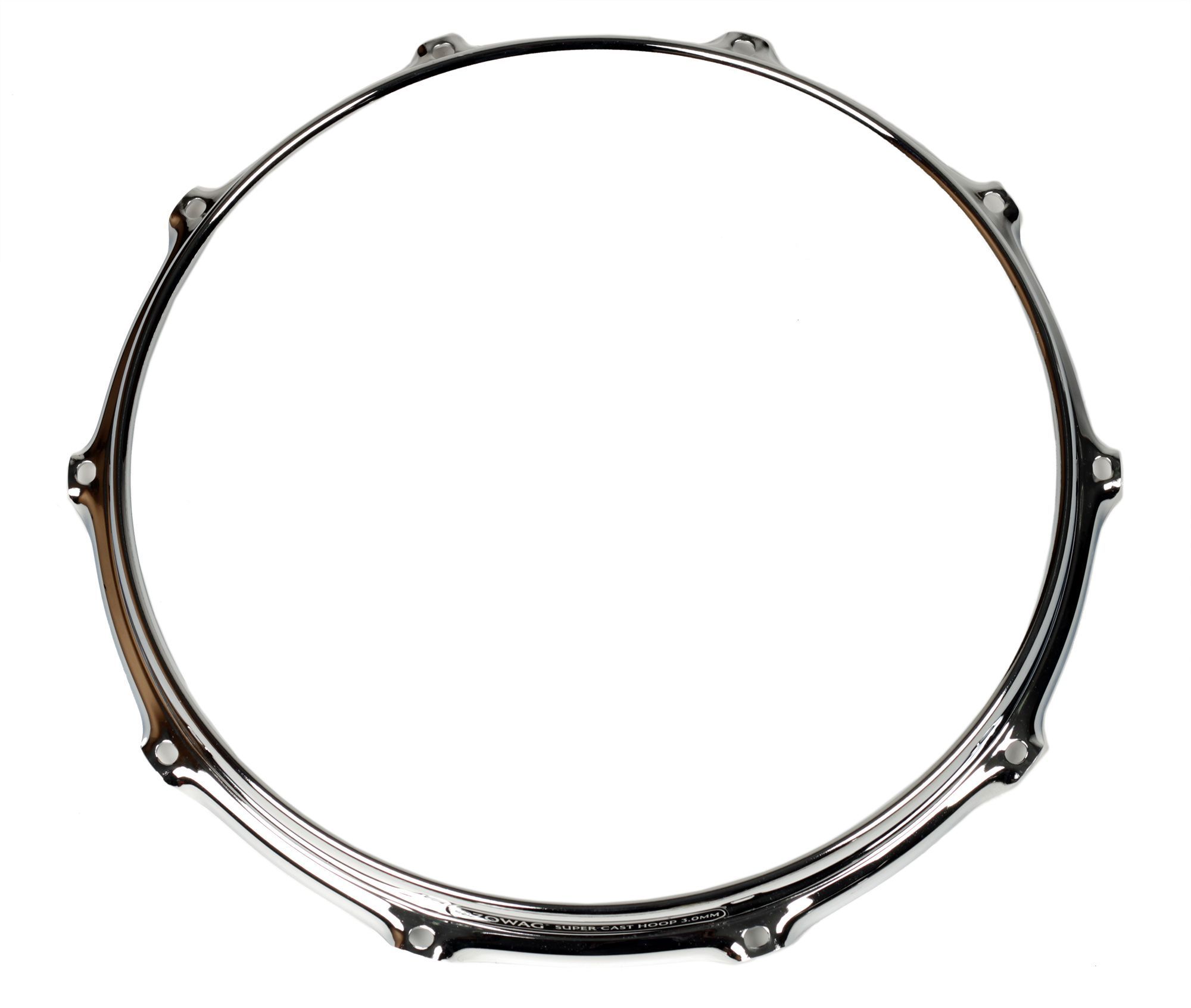 ZOWAG SC1410T Обод для барабана или тома верхний 3 мм, хром, 10 отверстий SUPER CAST HOOP 14"