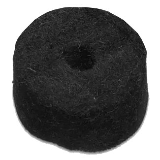 AHEAD AWFJB-1 Шайба фетровая прокладка для тарелок, черная CYMBAL FELT JET BLACK