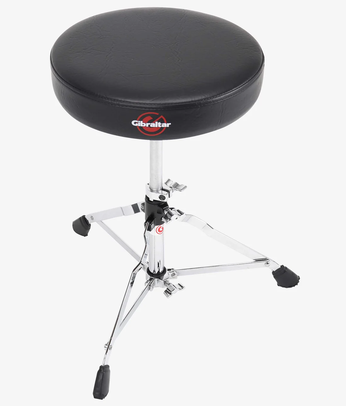 GIBRALTAR 5608 Стул для барабанщика, легкий DRUM THRONE ROUND VINYL SEAT