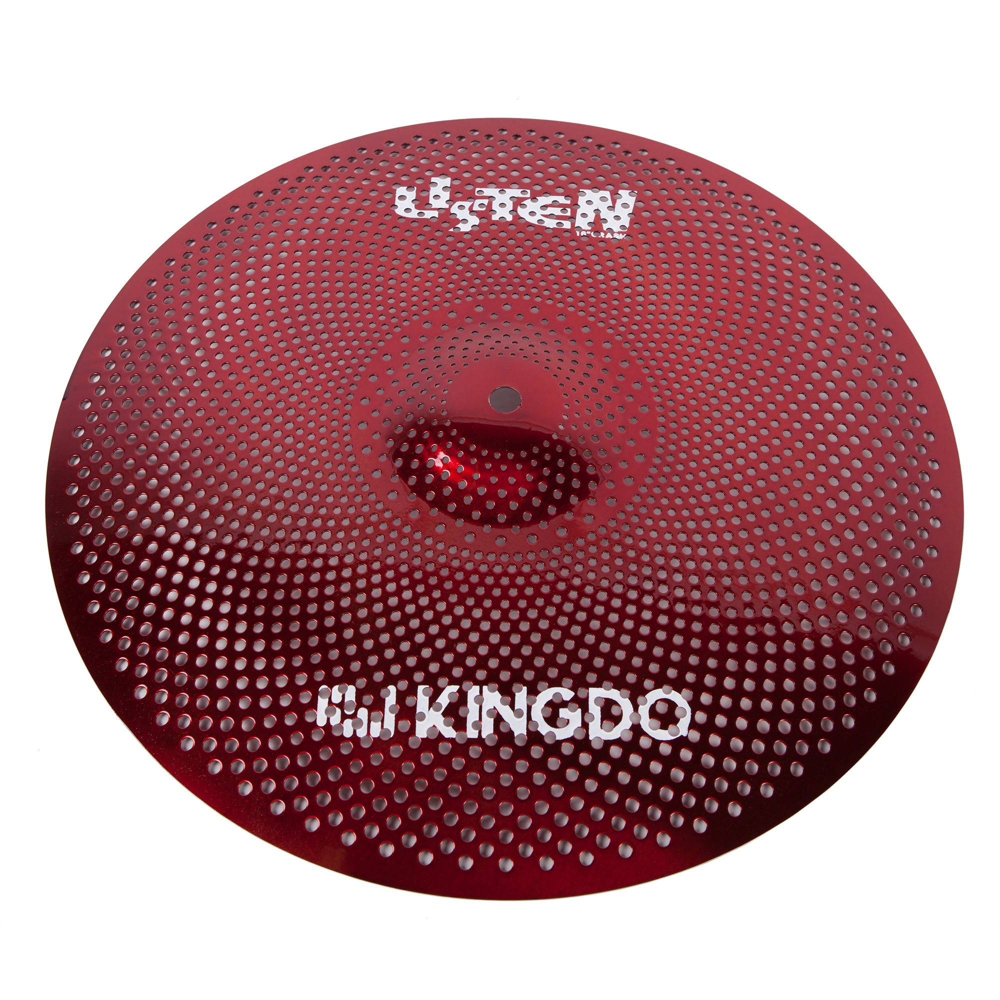 KINGDO LV3RD Комплект тихих тарелок для занятий LOW VOLUME SET RED 14-16-20"