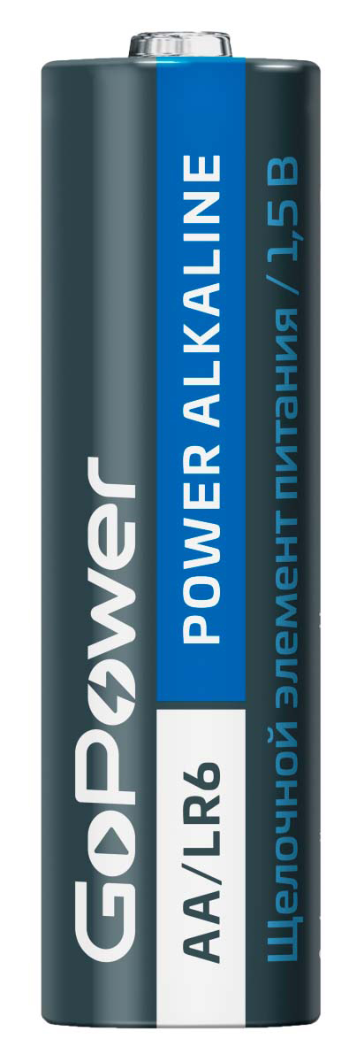 GOPOWER 00-00019861 Элемент питания AA/LR6, щелочной, 1.5 в, 2 шт. Super Power Alkaline 