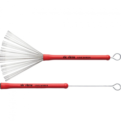 VIC FIRTH LW Щетки металические выдвижные LIVE WIRES