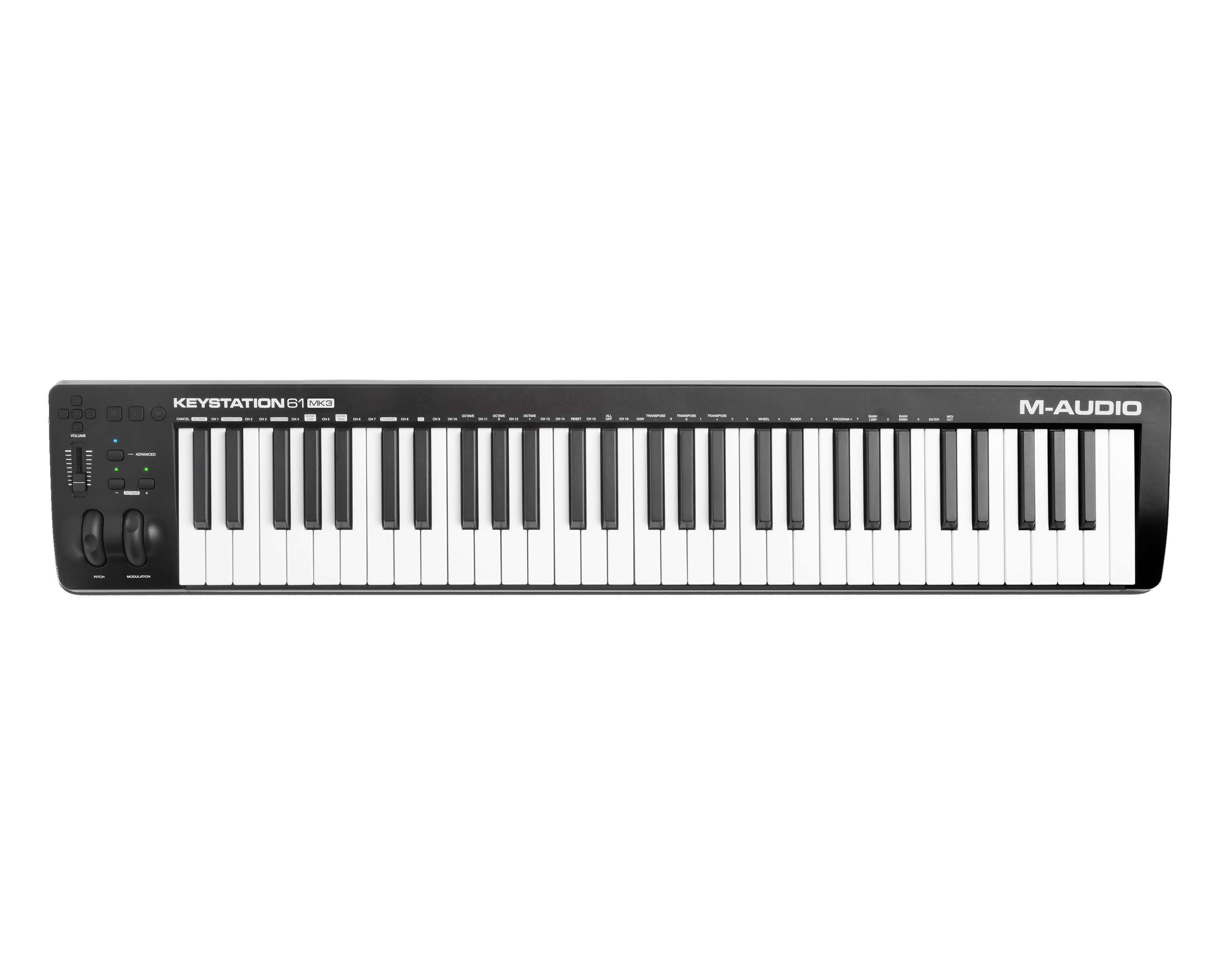 M-AUDIO 61MKIII MIDI-клавиатура 61 клавиш KEYSTATION 61 MK3 