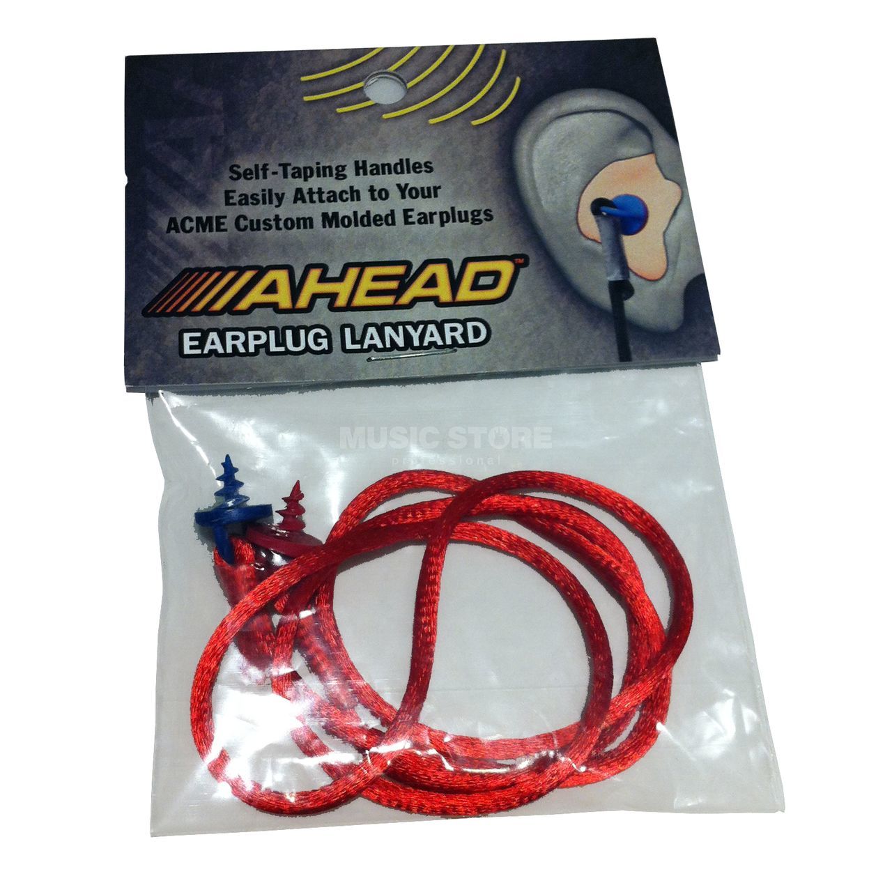 AHEAD ACMEL Шнурок для беруш для барабанщиков EARLPLUG LANYARD