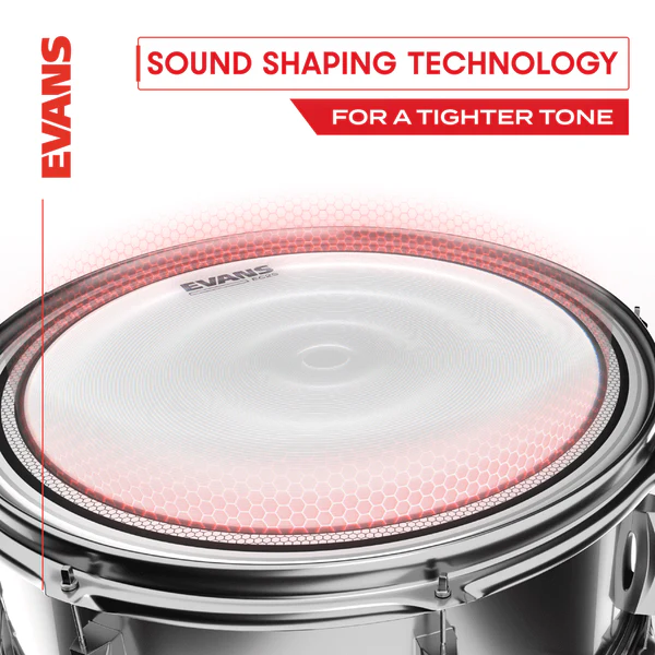 EVANS ETP-EC2SCTD-F Набор пластиков для барабанов с напылением EC2 COATED FUSION 10-12-14"