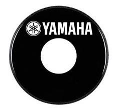 YAMAHA SH26250BLH Пластик для бас-барабана резонансный черный с отверстием 26"