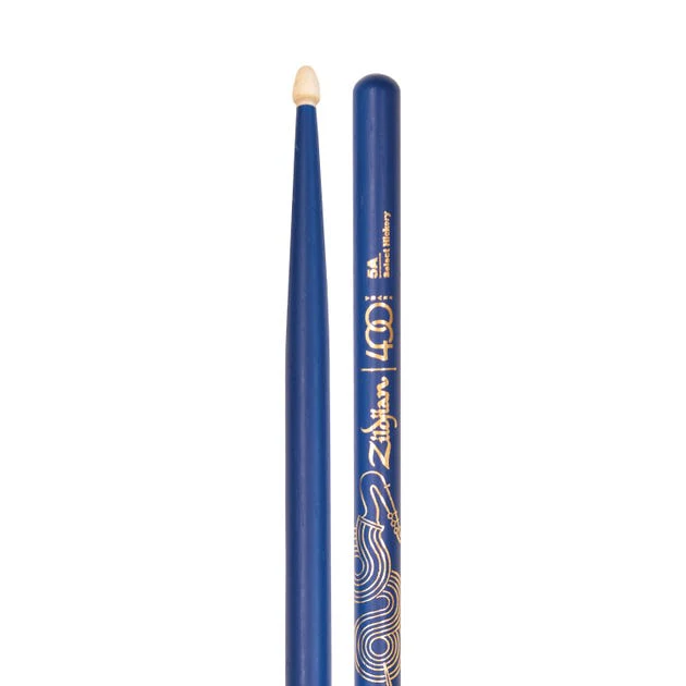 ZILDJIAN Z5AACBU-400 Барабанные палочки ореховые LIMITED EDITION 400TH ANNIVERSARY ACORN BLUE 5A