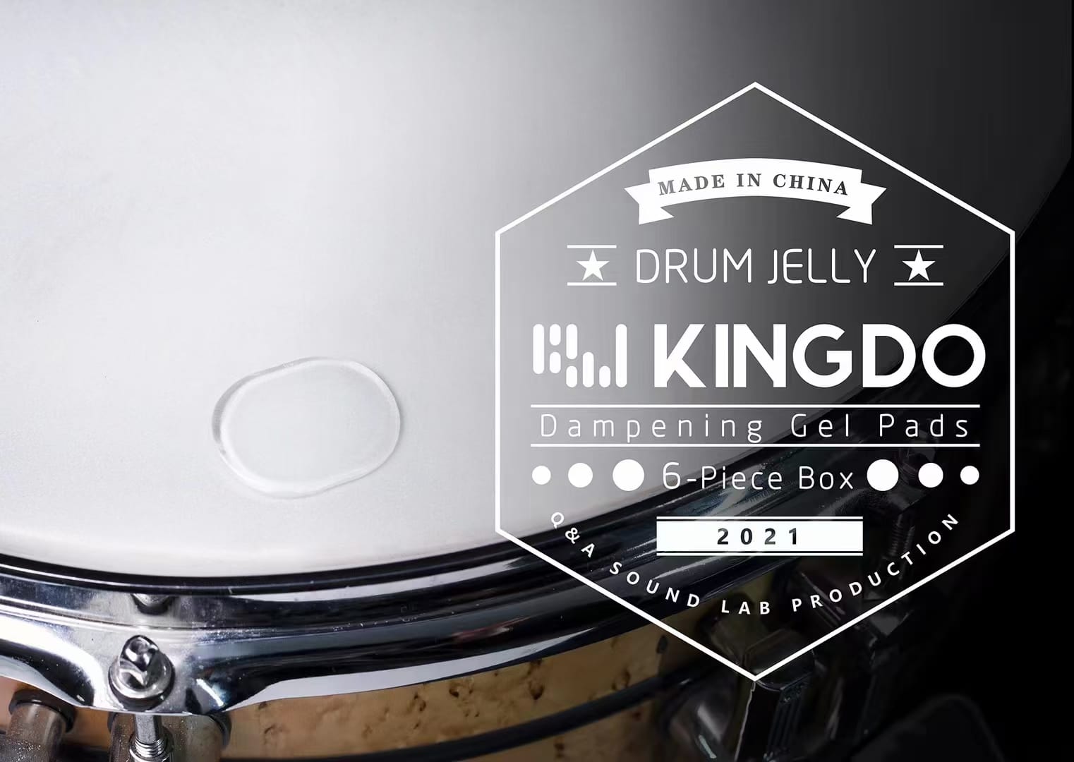 KINGDO KD-DG Демпферы гелевые DRUM JELLY GEL PACK, 6 шт