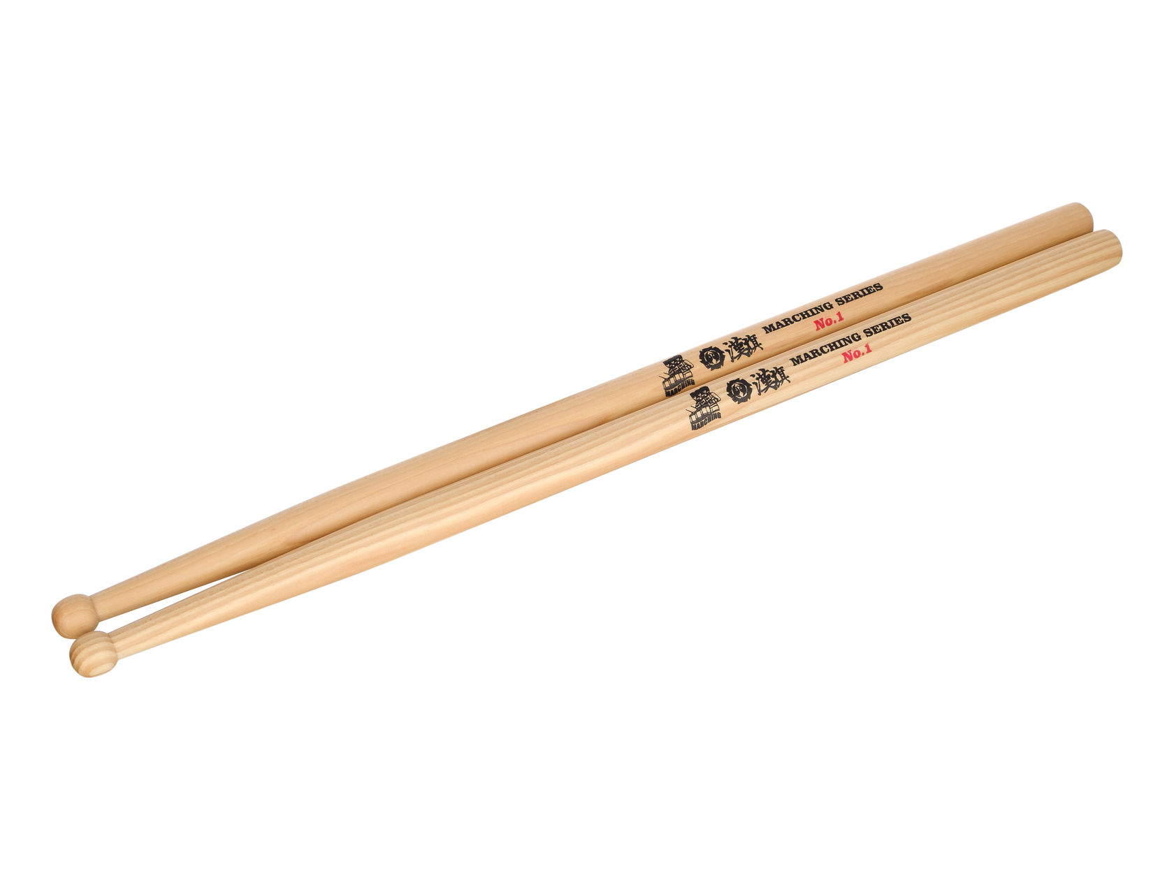 HUN NO1 Барабанные палочки, орех гикори MARCHING SERIES HICKORY №1