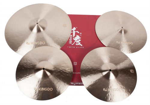 KINGDO JZSET3 Комплект тарелок COLLECTION JAZZ SET 14 HI HATS, 16 CRASH, 20 RIDE