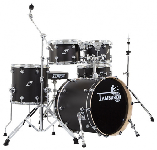 TAMBURO FORMULA22SBK Ударная установка со стойками FORMULA 20 SATIN BLACK 10-12-14-16-22"