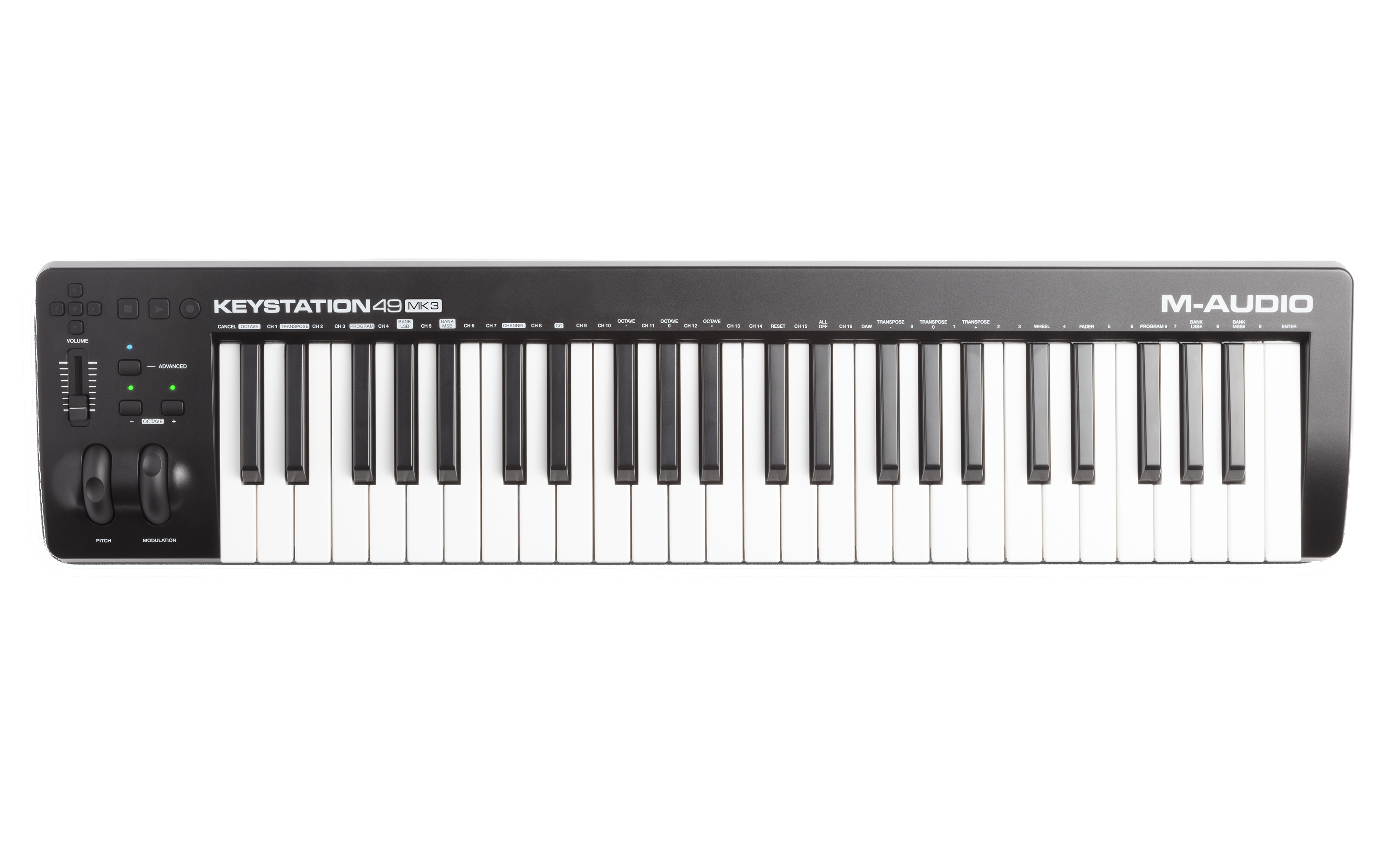 M-AUDIO 49MKIII MIDI-клавиатура 49 клавиш KEYSTATION 49 MK3