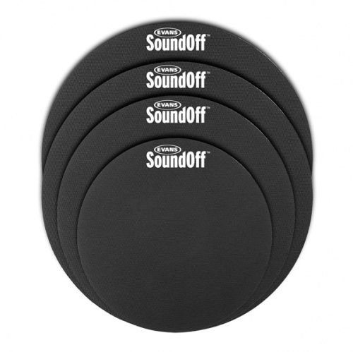 EVANS SO-0244 Набор тренировочных заглушек SOUNDOFF FUSION 10-12-14-14