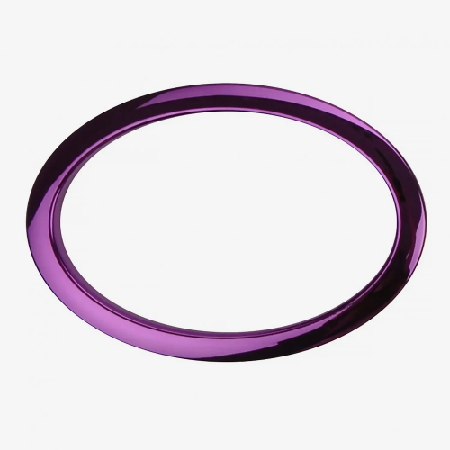BASS DRUM O's HOCP6 OVAL PURPLE Кольцо-шаблон для отверстия на резонаторном пластике бас-барабана 6"