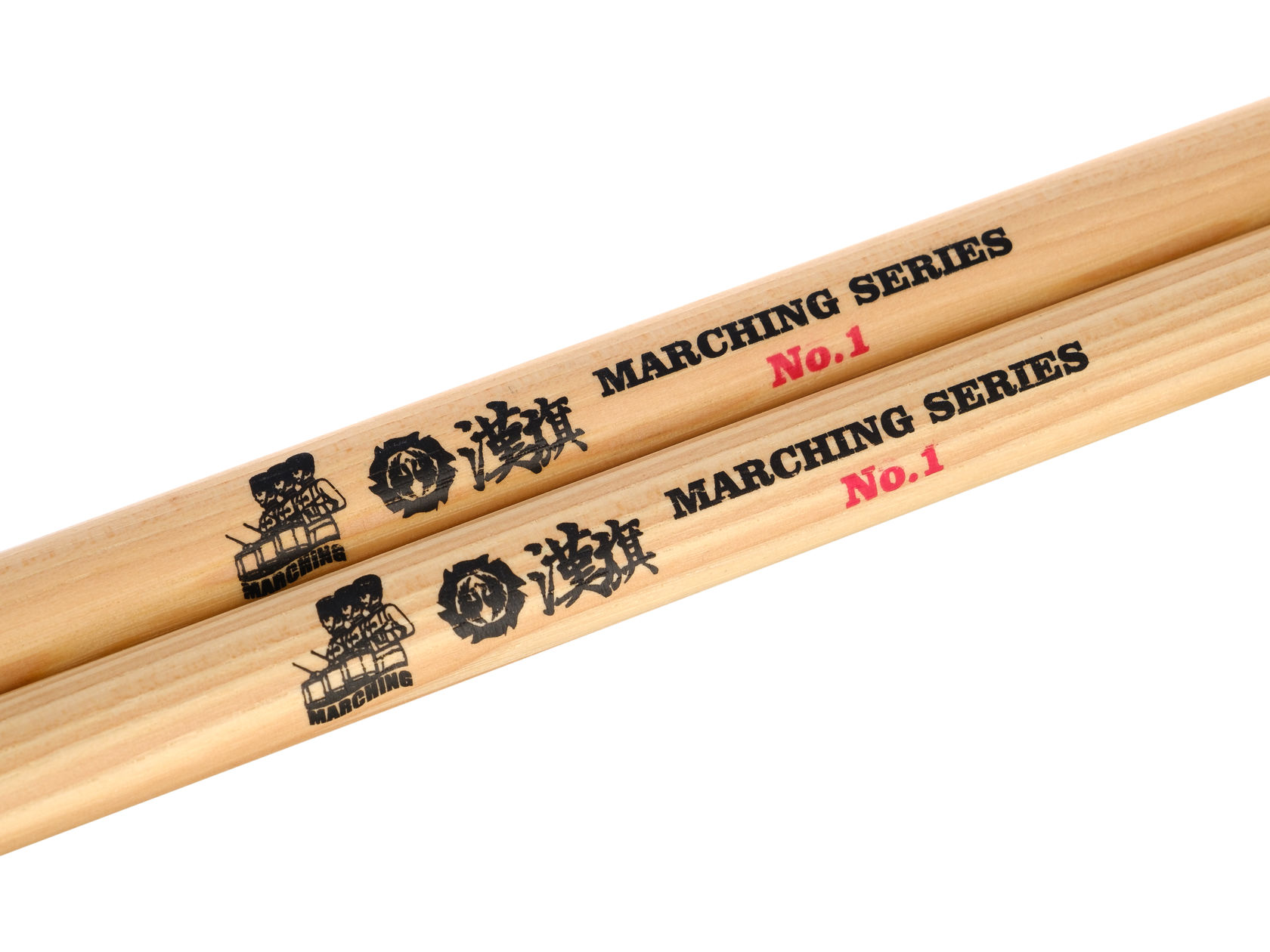 HUN NO1 Барабанные палочки, орех гикори MARCHING SERIES HICKORY №1