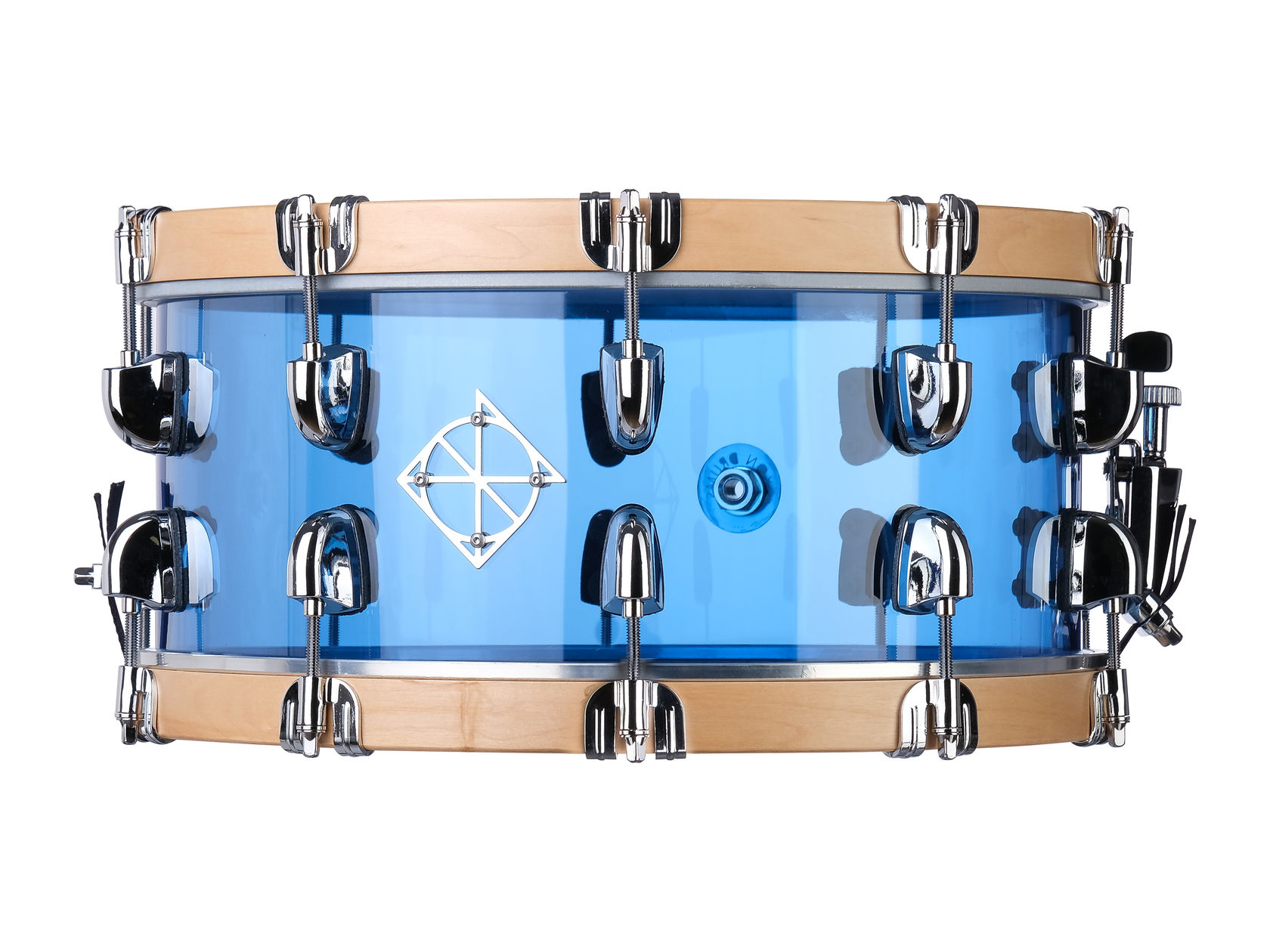 DIXON PDSCST654ACB Малый барабан акриловый CORNERSTONE SEE-THROUGH BLUE 6.5"x14" 