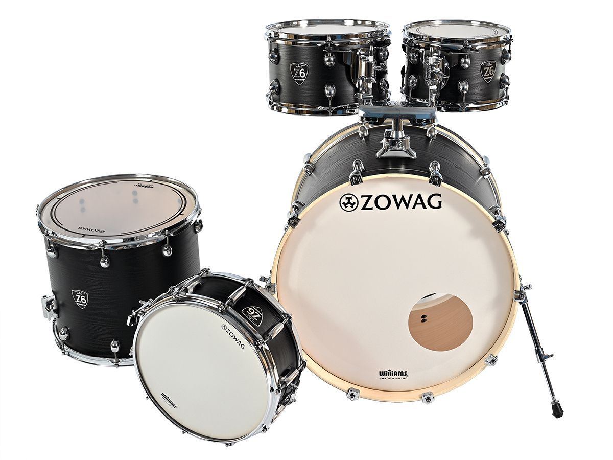 ZOWAG Z6-MODERN ROCK 5 SPK BLW Ударная установка без стоек Z6 MODERN ROCK BLACK WOOD 10-12-14-16-22"