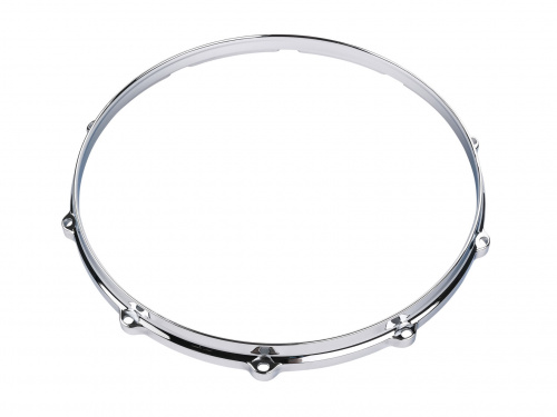 LDRUMS HA12-301410CR Обод для малого барабана хромированный верхний, литой, 3 мм, 10 отверстий, 14"