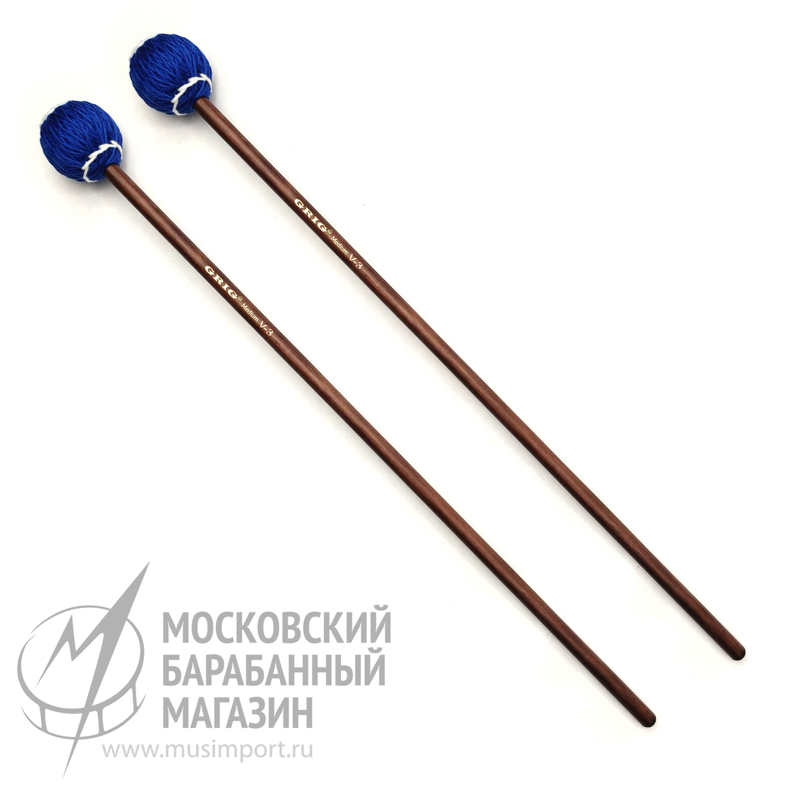 GRIG V-3 Палочки для вибрафона MEDIUM, синие