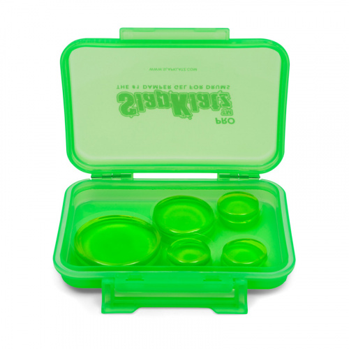 SLAPKLATZ PRO-AG Гелевые демпферы для барабанов, зеленые, 12 пластин PRO ALIEN GREEN