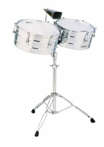 LP M257 Тимбалесы, со стойкой и ковбеллом TIMBALES MATADOR 14х8-15х8''
