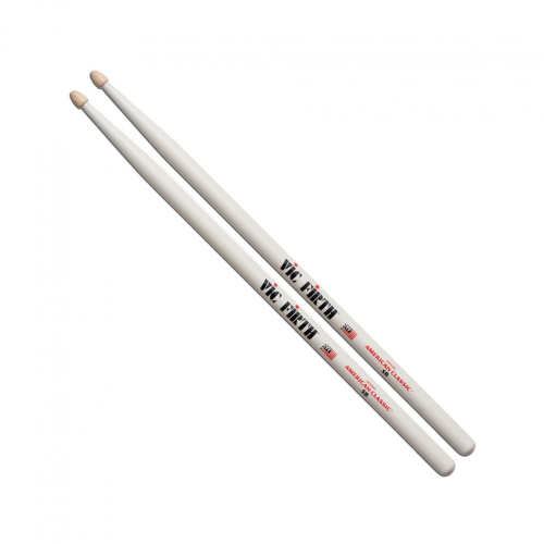 VIC FIRTH 5BW Барабанные палочки AMERICAN CLASSIC 5B WHITE