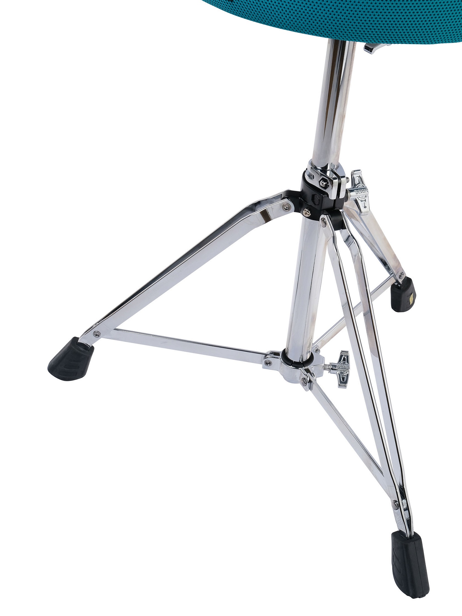 DIXON PSN-805 Стул для барабанщика круглый BLACK TEAL ROUND DRUM THRONE