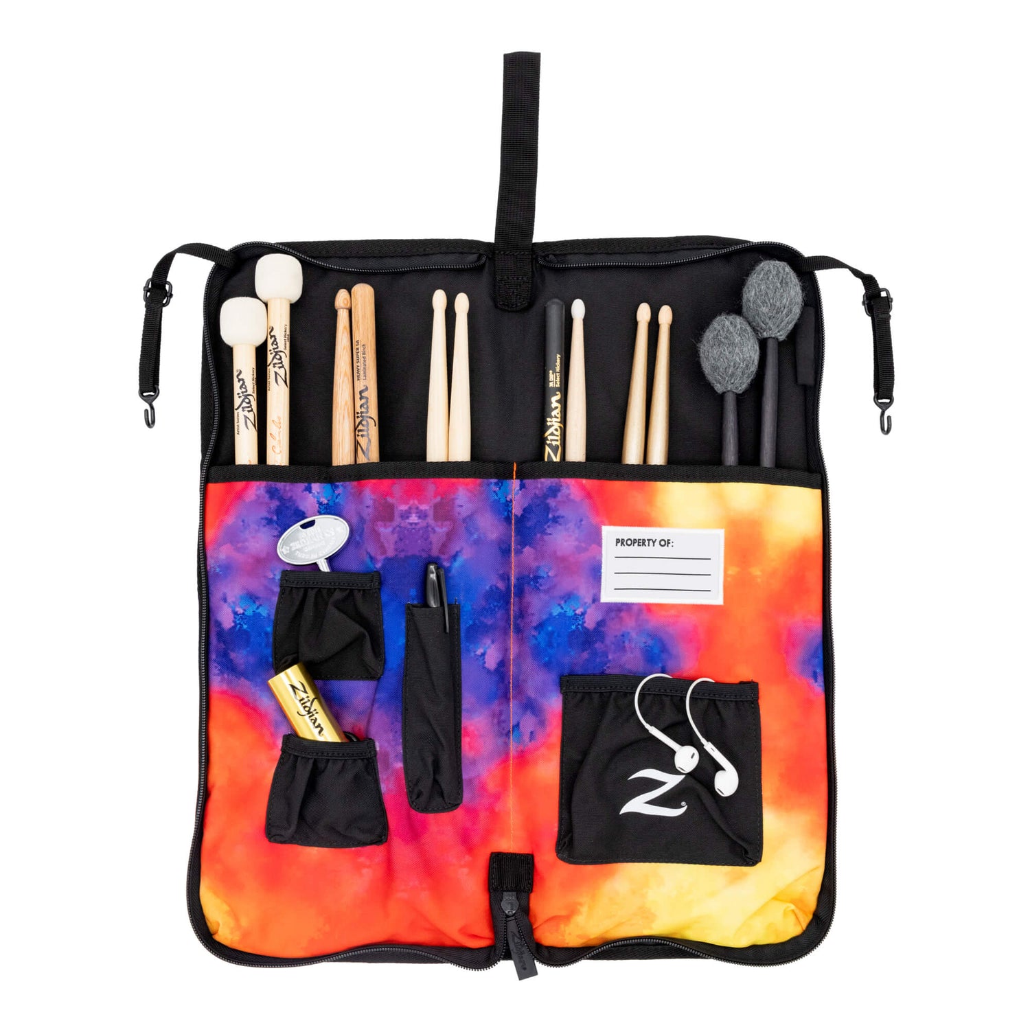 ZILDJIAN ZXSB00202 Чехол для барабанных палочек STUDENT STICK BAG ORANGE BURST