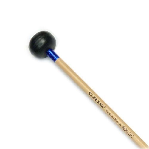 GRIG RX-3C Палочки для ксилофона тренировочные, ротанговые, мягкие RATTAN MEDIUM RUBBER BLUE